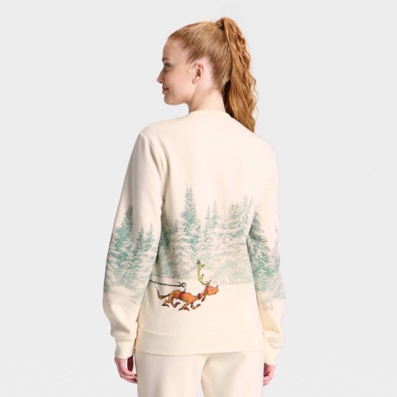 The Grinch Cream Sweatshirt Unisex - Picture 3 of 5